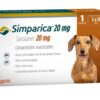 Simparica Antiparasitario Externo para Perros, 5-10 kg, 1-3 comprimidos masticables (dosis mensuales)
