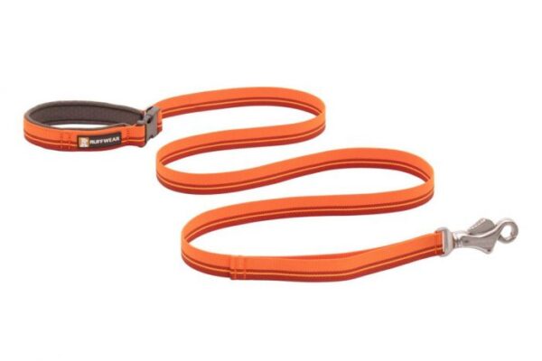 <strong>Ruffwear</strong> Flat Out Autumn Horizon, Correa Manos Libres de Polyester Duradero y Resistente para Perros, Medidas: 1,8 mt de largo, 25 mm de ancho