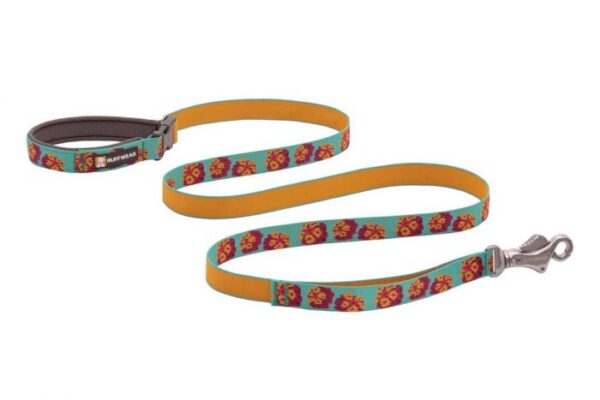 <strong>Ruffwear</strong> Flat Out Spring Burst, Correa Manos Libres de Polyester Duradero y Resistente para Perros, Medidas: 1,8 mt de largo, 25 mm de ancho