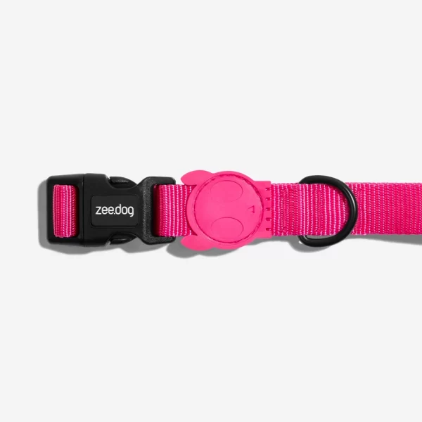 <strong>Zeedog</strong> Pink Led, Collar Ajustable de Polyester para Perros, Tallas: XS, S, M, L - Imagen 2
