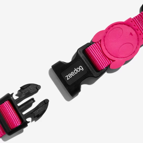 <strong>Zeedog</strong> Pink Led, Collar Ajustable de Polyester para Perros, Tallas: XS, S, M, L - Imagen 4
