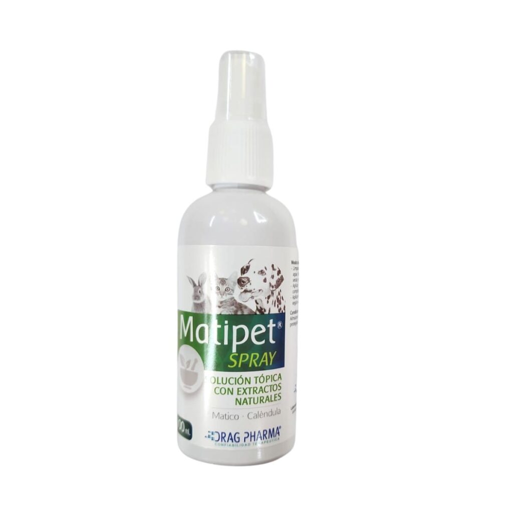 Drag Pharma Matipet Spray Reparador para Perros y Gatos, botella 100 ml