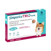 Simparica TRIO Antiparasitario Externo para Perros, 10-20kg, 1-3 comprimidos masticables (dosis mensuales)