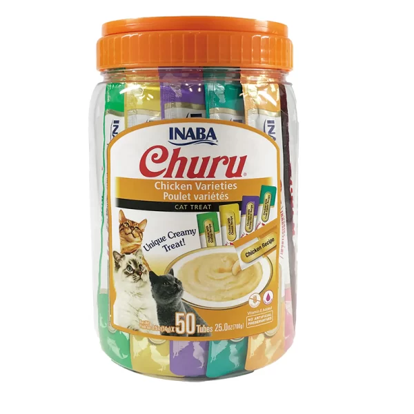 INABA CHURU CAT 50 TUBOS POLLO VARIEDADES