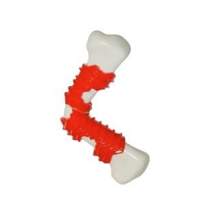 <strong>Warrior</strong> Hueso Boomerang, Juguete Dental para Perros, Higiene Bucal y Antiestrés, Medidas 17.8x9.3x4.1 cm