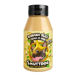 <strong>Smuttdog</strong> Banana Bliss, Mantequilla de Maní y Plátano, botella de 260 grs