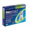 Nexgard SPECTRA Antiparasitario Interno y Externo para Perros, 7.6-15 kg, 3 comprimidos masticables (dosis mensuales)