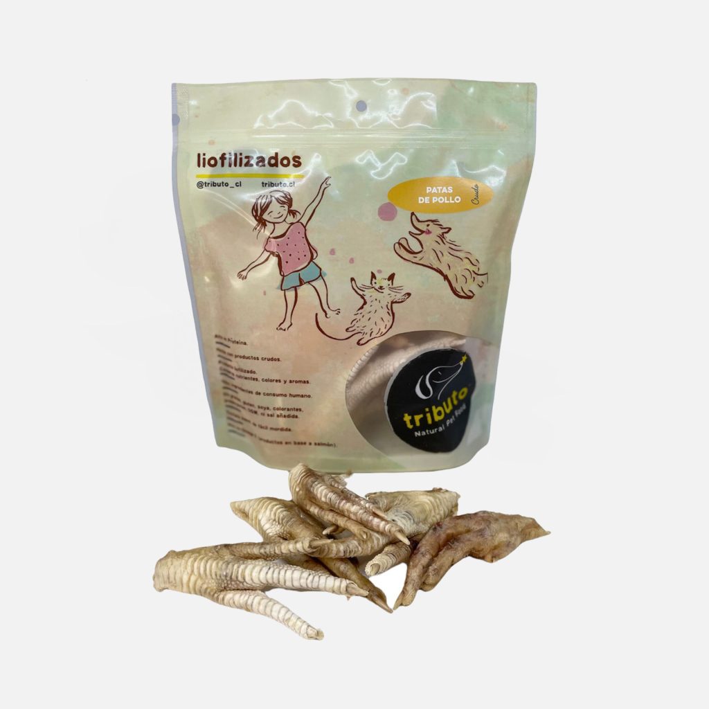 TRIBUTO SNACK CRUDO PATAS DE POLLO 100 GR