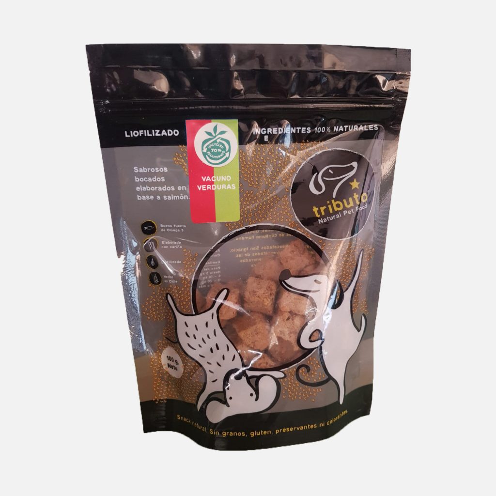 TRIBUTO SNACK ORIGINAL VACUNO VERDURAS 100 GR