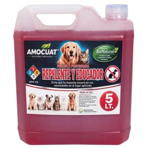 <strong>Amocuat</strong> Repelente y Educador para Mascotas con Fórmula Enzimática, Envase de 5 litros