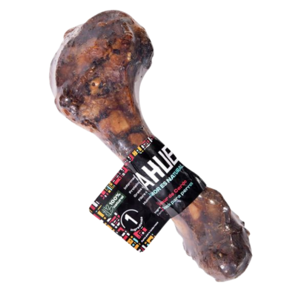 <strong>Rahue</strong> Fémur de Cerdo, Snack Natural para Perros, 1 unidad de 22 cm