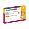 Simparica TRIO Antiparasitario Interno y Externo para Perros, 1.25-2.5 kg, 1-3 comprimidos masticables (dosis mensuales)
