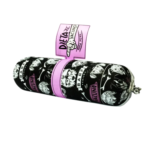 <strong>Barf</strong> Alimento Húmedo Natural Completo para Perros, Vacuno, Sachet de 200 gr, 1 Unidad