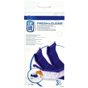 <strong>Catit</strong> Repuesto Catit Fresh & Clear, Repuesto Fuente De Agua Con Comedero - 3 Unidades