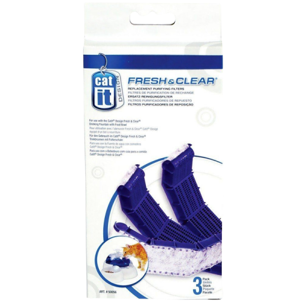 <strong>Catit</strong> Repuesto Fresh & Clear para Fuentes y Comederos, 3 Unidades