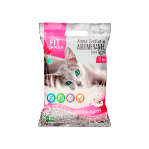 <strong>Fit Formula</strong> Arena Sanitaria Aglomerante, Aroma Baby Powder, 10 kg