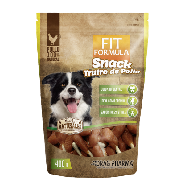 <strong>Fit Formula</strong> Snack Truto de Pollo, Snack para Perros, bolsa de 400 gr
