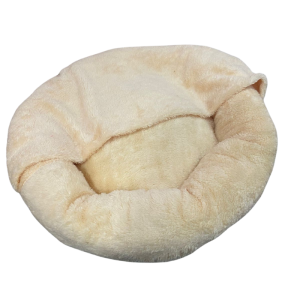 <strong>Guau!</strong> Cama con Manta para Mascotas, Medidas 55 x 55 x 15 cm, Damasco