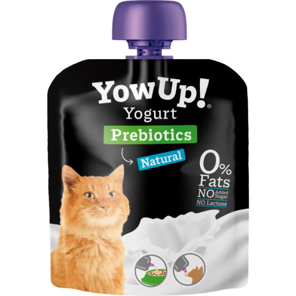 <strong>YowUp!</strong> Yogurt Natural con Probióticos Para Gato, Sachet 85 gr