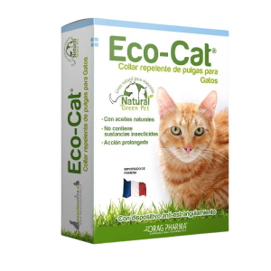 <strong>Eco-Cat</strong>, Collar Repelente de Pulgas para Gatos, 1 unidad