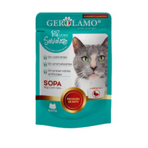 <strong>Gerolamo</strong> Salvatore Alimento Humedo para Gato, Sopa Pechuga de Pato, 80 gr