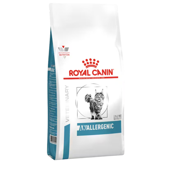 <strong>Royal Canin Veterinary Diets</strong> Anallergenic, Alimento Seco para Gatos, Sin Alérgenos, bolsa de 2 kg