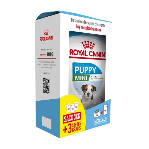 <strong>Royal Canin</strong> Pack Mini Puppy, 3 kg + 3 Sobres Mini Puppy de 85 gr