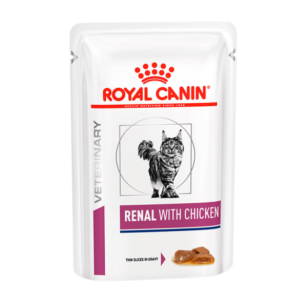 <strong>Royal Canin</strong> Alimento húmedo para gatos con Problema renal, pouch 85 gr