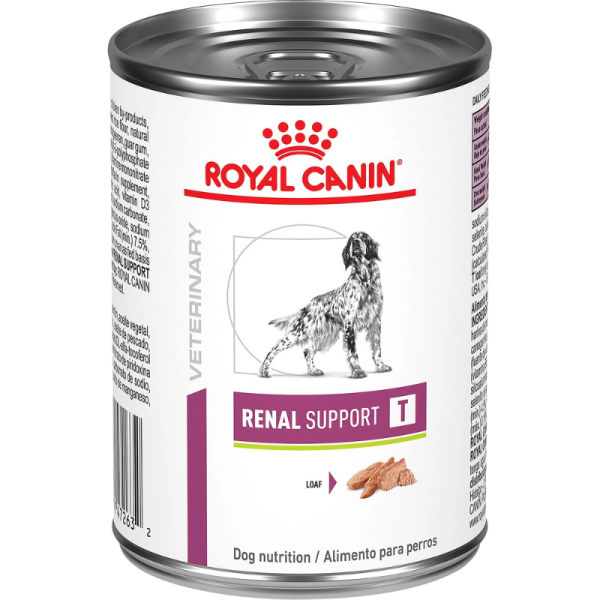 <strong>Royal Canin</strong> Renal Support T Canino, Alimento Húmedo, para Perros con Insuficiencia Renal, lata 385 gr