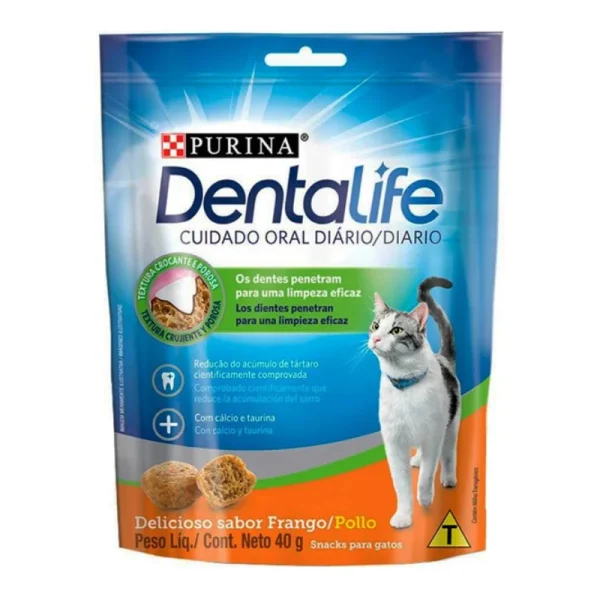 <strong>Dentalife</strong> Snack Dental para Gatos, Sabor Pollo, bolsa de 40 gr