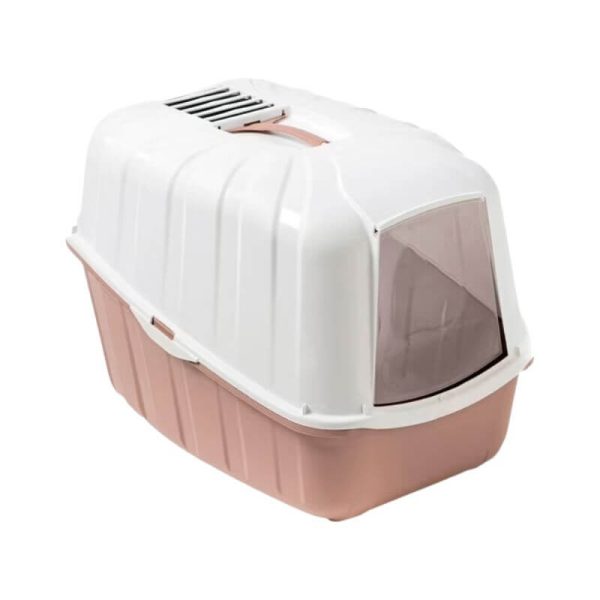 <strong>MPS</strong> Komoda, Baño Sanitario con Cubierta para Gatos con Filtro de Carbón, Rosado