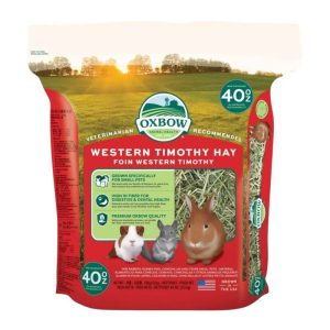 <strong>Oxbow</strong> Western Timothy Hay, Alimento para Conejos/Cobayas de Pasto Timothy, bolsa de 1.13 kg