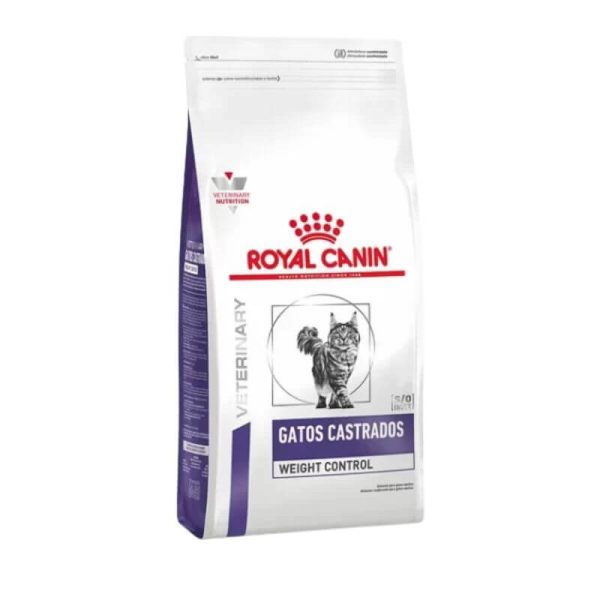 <strong>Royal Canin Veterinary Diet</strong> Gatos Castrados Weight Control, Alimento Seco para Gatos, Adultos Castrados, Control de peso, bolsa de 7.5 kg