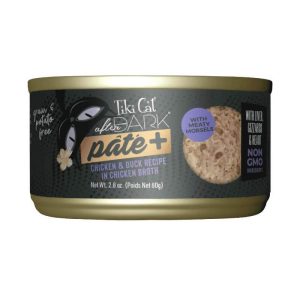 <strong>Tiki Cat</strong> After Dark Paté Chicken & Duck, Alimento Húmedo para Gatos, Pollo y Pato, lata de 80 Gr