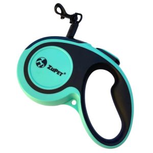 <strong>Zupet</strong> Outdoor, Correa Retractil para Perros, Cinta Reflectante, Hasta 20 kg, 5 Metros de Longitud, Talla S
