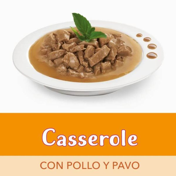<strong>Fancy Feast</strong> Casserole con Pollo y Pavo, Alimento Húmedo para Gatos, Trozos en Salsa, pouch de 85 gr - Imagen 2
