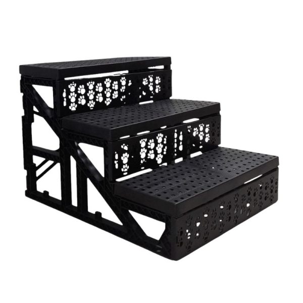 <strong>Marben Pets</strong> Escalera de Tres Peldaños Acolchados, Medidas: 32x44x35 cm - Imagen 3