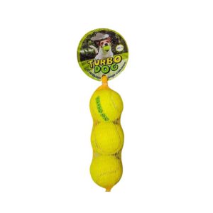 <strong>Turbo Dog</strong> Set de 3 Pelotas con Sonido para Perros, 4 cm
