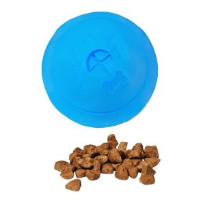 <strong>Warrior</strong> Bola Dispensador de Snack para Perros, Diámetro de 8 cm, Color Azul