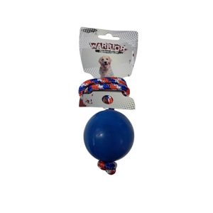 <strong>Warrior</strong> Bola Maciza con Cuerda para Perros, Color Azul