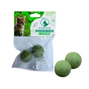 <strong>Wonder Cat</strong> Set Pelotas de Catnip para gatos, 2 unidades, 22 gr