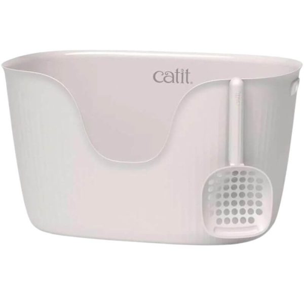 <strong>Catit Loo</strong> Arenero Abierto para Gatos, Incluye Pala, Blanco, Medidas: 59 x 34 x 30 cm - Imagen 2