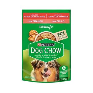 <strong>Purina Dog Chow</strong> Alimento Húmedo para Perros Adultos de Todos los Tamaños, con Pollo, pouch de 100 gr