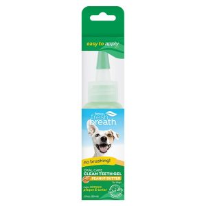<strong>TropiClean</strong> Fresh Breath, Gel Dental Mantequilla de Manì para Perros, Aliento Fresco y Cuidado Bucal, 59 ml