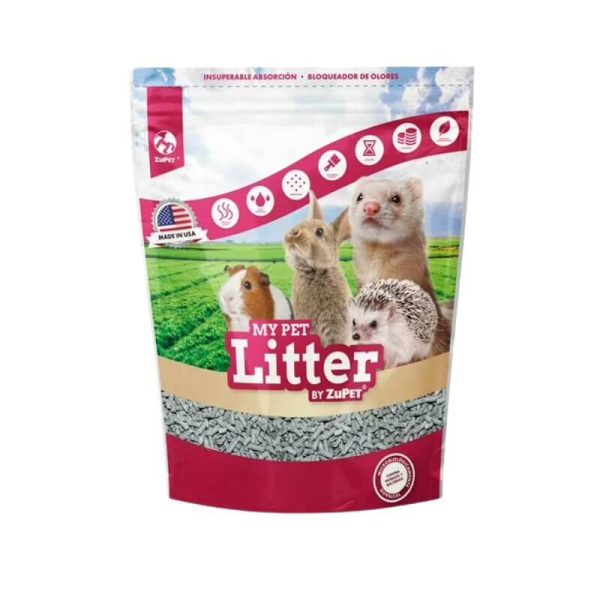 <strong>ZuPet</strong> My Pet Litter, Sustrato de Papel Reciclado para Mascotas Pequeñas, Capacidad desde 10 L