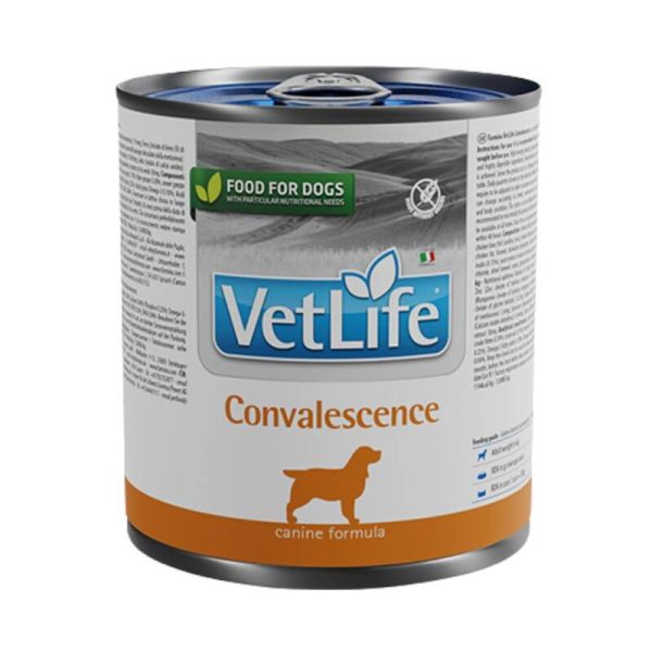 <strong>VetLife</strong> Convalecencia , Alimento Húmedo para Perros que Necesitan Restauración Nutricional, Lata de 300 gr
