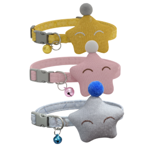 <strong>Guau!</strong> Estrella Feliz, Collar para Gatos, Color varía segun disponibilidad