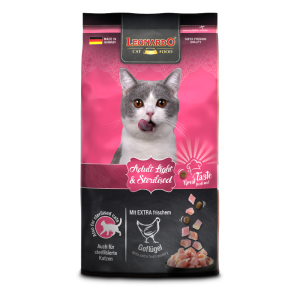 <strong>Leonardo</strong> Light & Sterilised, Alimento Seco para Gatos, Castrados y Sobrepeso, bolsa de 1.8 kg