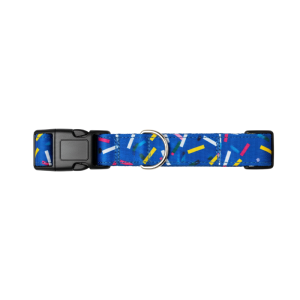 <strong>Wonder Dog</strong> JW, Collar para Perros, Azul Confetti, Talla L