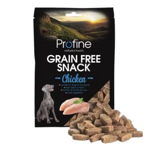 <strong>Profine</strong> Bocaditos Blandos sin cereales, Snack para perros, sabor Pollo, bolsa de 200 gr